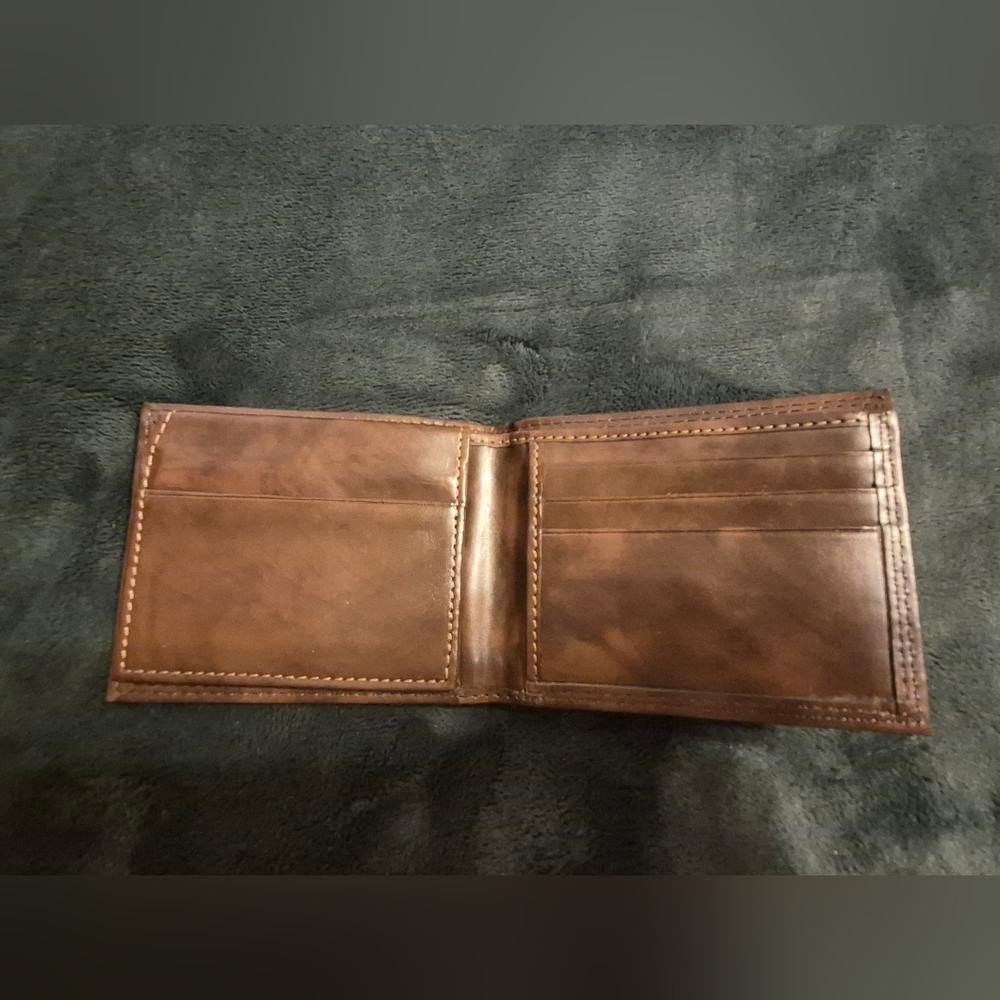 Classic Brown Target Leather Wallet